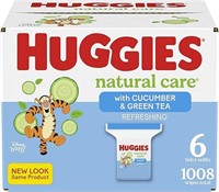 Huggies Natural Care Baby Wipes - 1008CT -