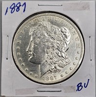 1887 U.S. Morgan Silver Dollar BU