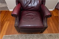 Hooker Furniture Reclining Leather Wingchair