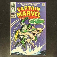 Captain Marvel #4 "Enter the Sub-Mariner" Comic Bo