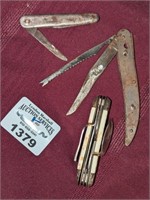 Pocket multi-tools and pocket knife