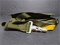 Military parachute deployment strap