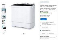 N2666  UbesGoo Portable Twin Tub Washing Machine,