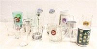 BEER STEIN, A & W MUG, BEER & COKE GLASSES