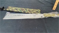 14” stainless steel knife with sheath