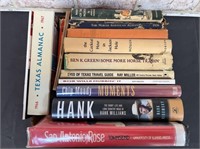 BOX LOT: 14 ASSORTED BOOKS - TEXAS & COUNTRY