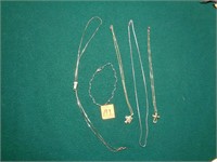 Zipper Necklace & Other Vintage Necklaces 18"&22"