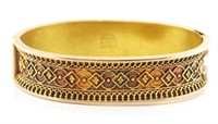 Victorian gold bangle