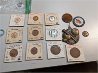 Lot of Misc VTG Foreign Coins/Tokens