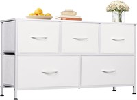 WLIVE Dresser  5 Drawers  11.8D x 39.4W x 21.7H