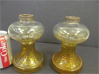 2 oil lamp bases