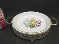 Ashley Ceramics bowl in metal holder