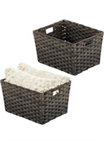 $60 2PK Storage Baskets with Handles