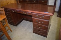 Solid Wood Desk w/ Keyboard Drawer