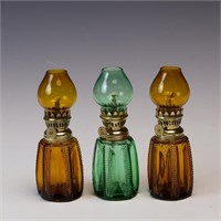 Three vintage Hong Kong mini lanterns