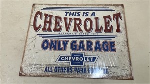 Sign - Chevrolet Only