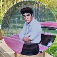 Vintage Elvis Presley At The Gates Plate + COA