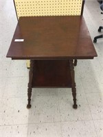 Antique 2 Tier Accent Table