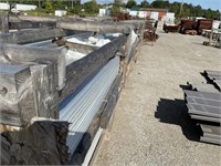 Bare Galvanized Standing Seam Roofing x 4166 LF