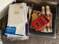 Table cloths and miscellaneous