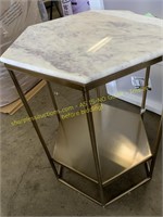 Hexagonal end table (DAMAGED)