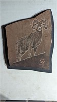 Sand Painting of Big Horn Mountain Sheep