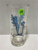 Pepsi Road Runner character glass