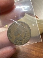 1898 Indian head penny