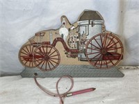 RARE 1888 DIE CUT ST. LOUIS FIRE DEPT.