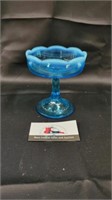 Blue glass Candy Dish