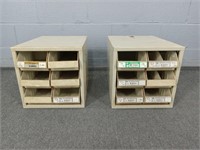 2x The Bid Hardware Storage Cabinets