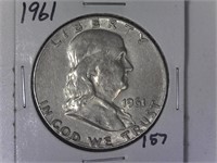 1961 Franklin Half Dollar