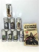Sealed star wars watches in collector tins.