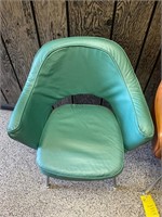 Green Herman Miller style chair
