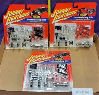 3 NOS JOHNNY LIGHTNING CUSTOMIZING KITS