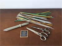 Assorted Sewing Needles/Scissors