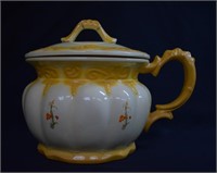 Vintage Antique-style Chamber Pot w/ Lid