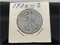 1920-S Walking Liberty Half Dollar