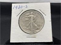 1920-S Walking Liberty Half Dollar