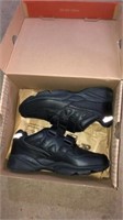 New black Velcro tennis shoes in box, Propet