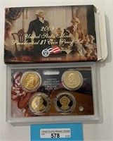 2008 President $1 Coin US Mint Proof Set