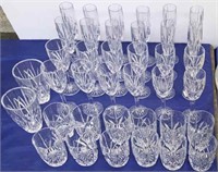 Large Set Marquis by Waterford Glasses & Stemware.