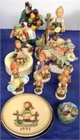 Lot of Hummel Figurines, Plates, etc.