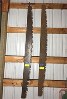 (2) TWO MAN CROSSCUT SAWS