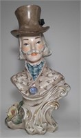 Large Vintage Cordey Victorian Porcelain Bust