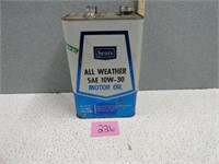 Sears Motor Oil Gallon Tin