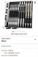 Nicpro 6PCS Art Mechanical Pencils Set, 3 PCS