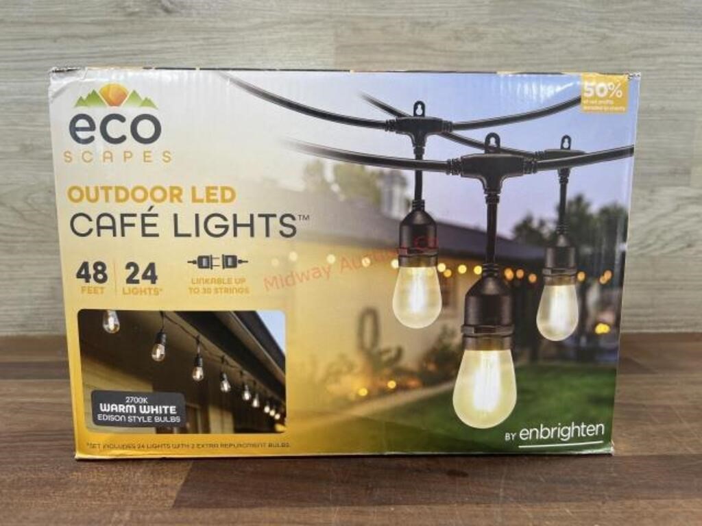 Eco scapes outdoor led cafe lights