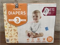 Members mark 234 count size 3 diapers