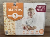 Members mark size 3 diapers 234 count